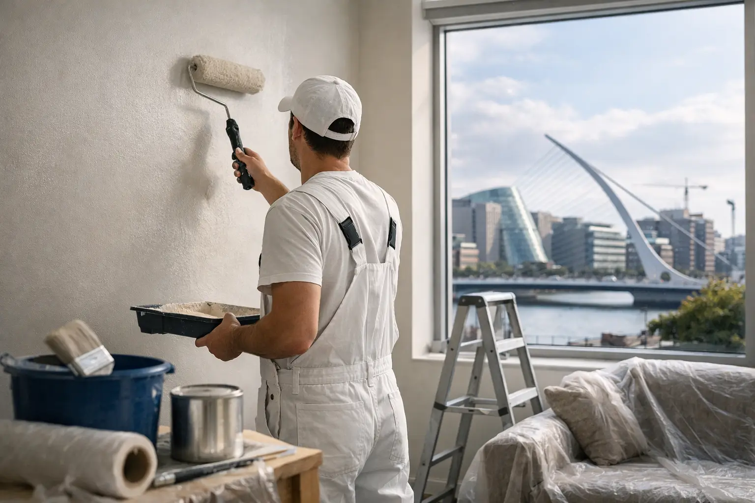 Zugrav apartament în Dublin: ce trebuie să știi